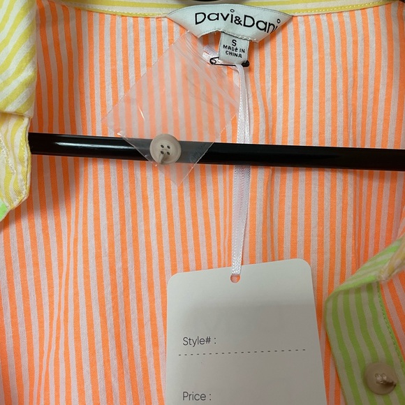 Fun Retro Colorful Button Down - Picture 5 of 6